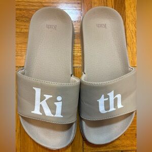 Kith Kids Beige Slide Sandals